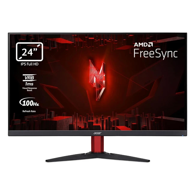Monitor Gaming Acer Nitro KG241YS3BIIPF Full HD 180Hz 24'' 1920x1080 1ms VRB AMD FreeSync 2xHDMI 1xDP