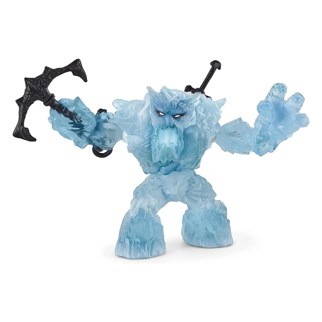 Schleich Eldrador Creatures Gigante de Hielo 70146 - Brazos Móviles y Detalles Pintados a Mano