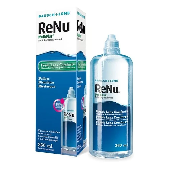 Renu MultiPlus Soluzione per Lenti a Contatto 360ml - Pulisce, Disinfetta, Idrata