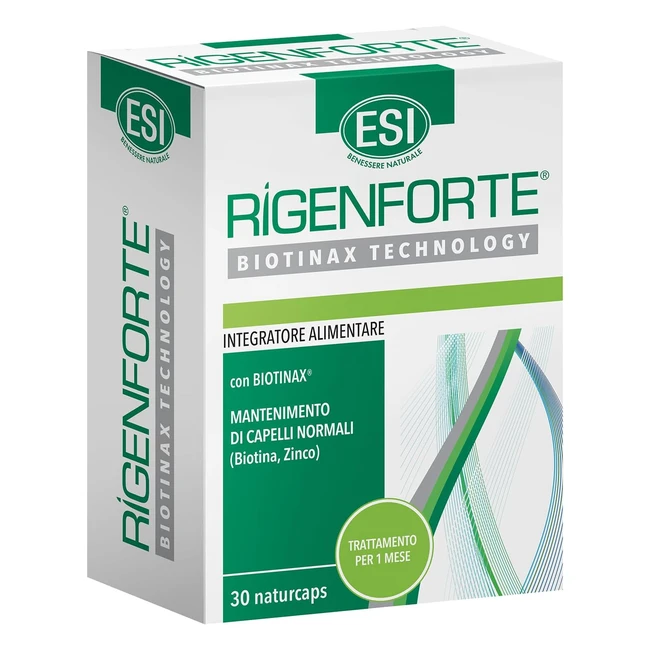 Integratore Alimentare Capelli Esi Rigenforte Retard Biotinax Zinco Selenio