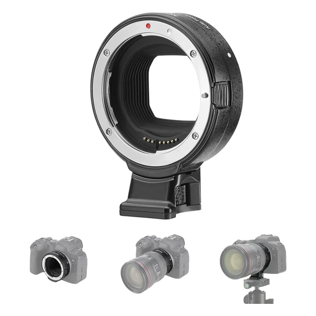 Neewer EF to EOS R Mount Adapter EF/EF-S Lens to RF Mount Camera Autofocus Converter Ring