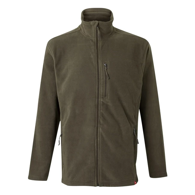 Chaqueta Polar Velilla 201502 Verde Caza Talla L - Microfibra y Cierre con Cremallera