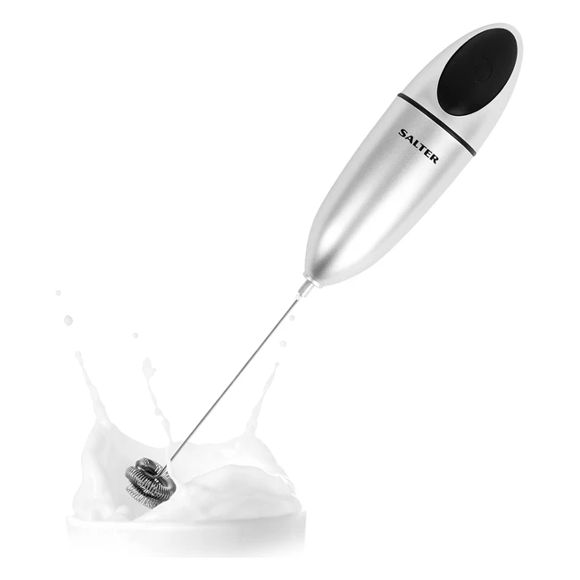 Salter 546 SVXR Handheld Milk Frother Double Coil Whisk Hot/Cold Milk Plant Based Milkshakes