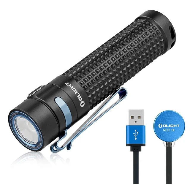 Olight S2R Baton II Torcia Ricaricabile 1150 Lumen Alta Potenza 5 Modalità LED Bianco Freddo
