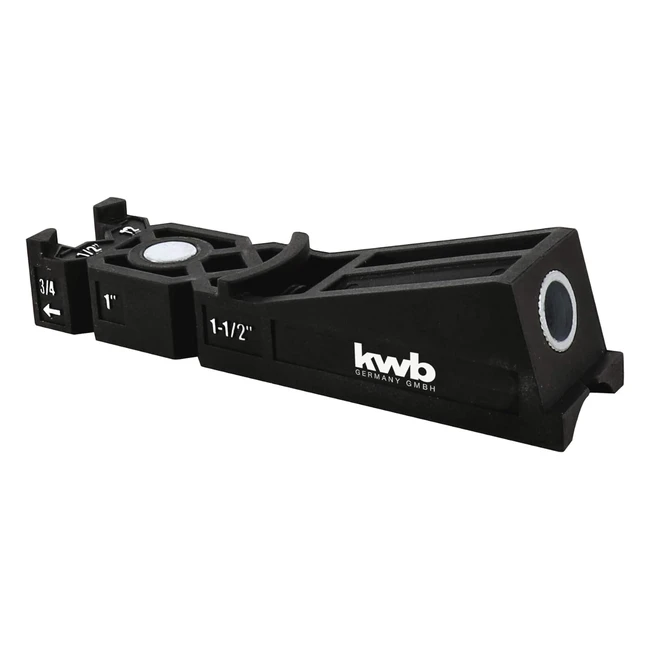 kwb 758600 Pocket Hole Bohrschablone 9 mm Bohrtiefe stoppt TX20 Bit 150 mm