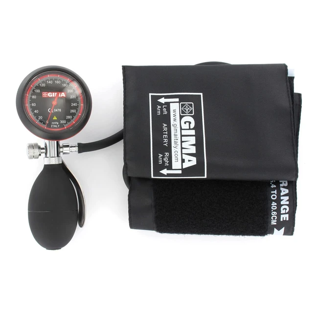 Sfigmomanometro Gima 32725 London Adulti Nero - Ultraleggero con Bracciale Calibrato