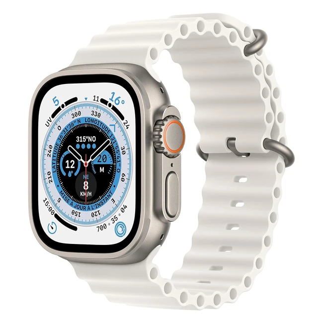Apple Watch Ultra GPS Cellular 49mm - Botier en titane - Activit physique - Autonomie extralongue
