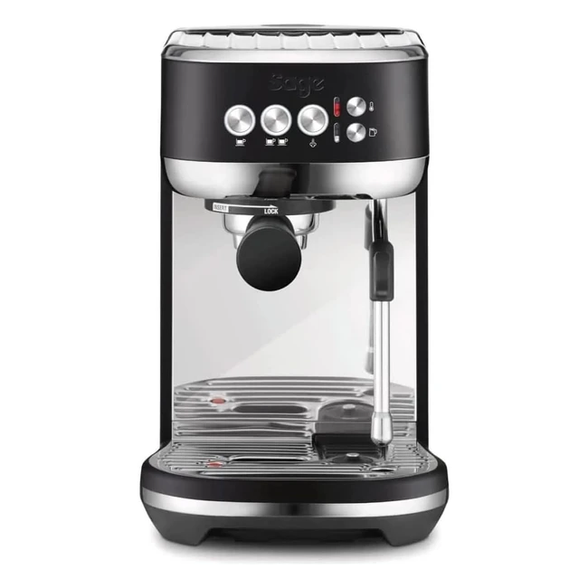 Sage Bambino Plus Black Truffle Espresso Machine | 4 Keys Formula | Faster Heat Up | Precise Extraction