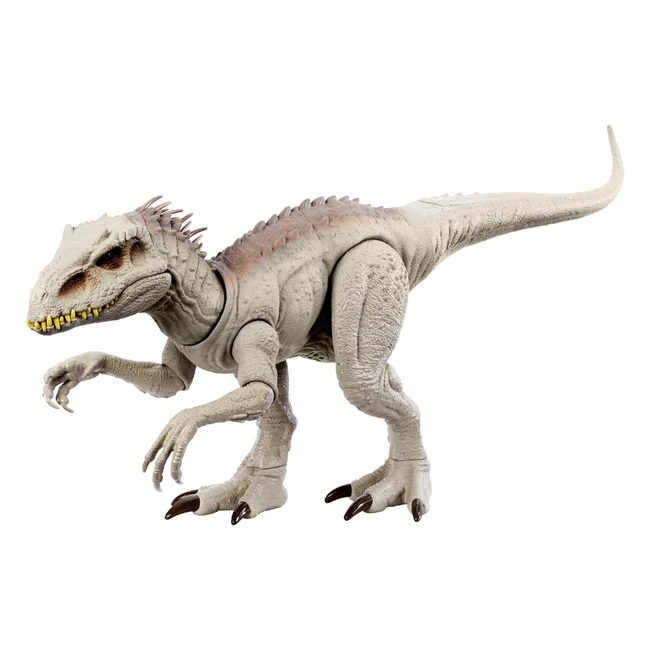 Dinosaurio Indominus Rex Jurassic World Mattel HNT64 - Luces y Sonidos - 4 Años