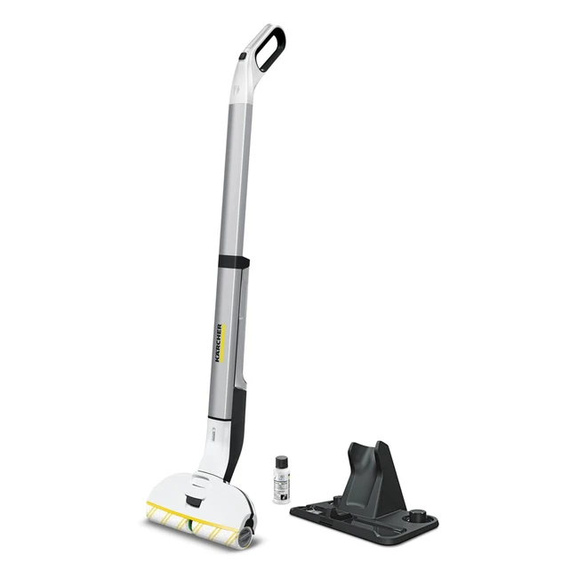 Karcher EWM 2 Electric Wipe Mop Cordless Floor Cleaner | 2 Rotating Microfibre Rollers | Battery Running Time 20 min | Area Performance 60 m