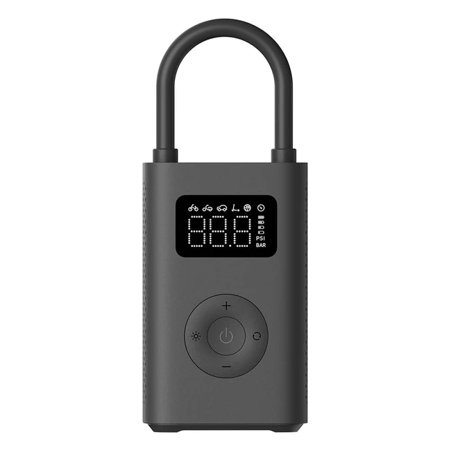 Compresor de Aire Portátil Xiaomi 2 - 103 Bar/3150 psi - 6 Modos - Batería 2000mAh - Pantalla LED - Negro