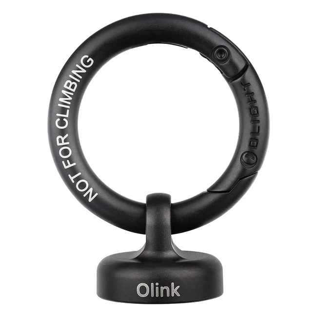 Olight Olink Anello Magnetico Portatile Anello Moschettone in Acciaio Inossidabile - Forte Magnete - Torce Obulb