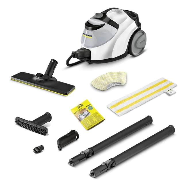 Karcher SC 5 EasyFix Steam Cleaner - Powerful Hygienic Cleaning - 42 Bar Steam Pressure