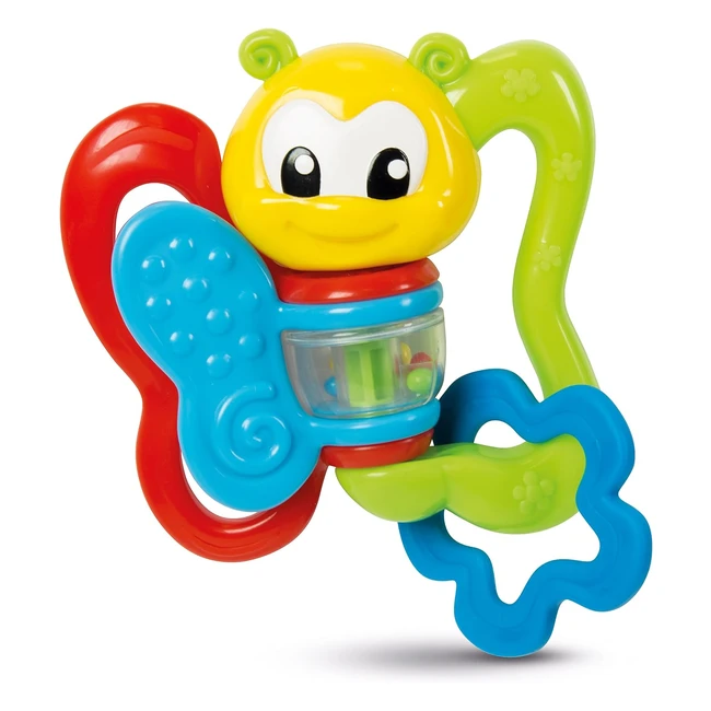 Sonaglino Farfalla Multicolore Clementoni 17159 - Attivita Meccaniche per Bambini