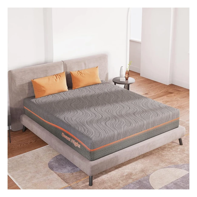 Sweetnight Matratze 90x190 7 Zonen Kaltschaummatratze atmungsaktiv Gel Memory Schaum Matratze Hhe 25cm Hrtegrad H1 H2 90x190cm kOTEX zertifiziert