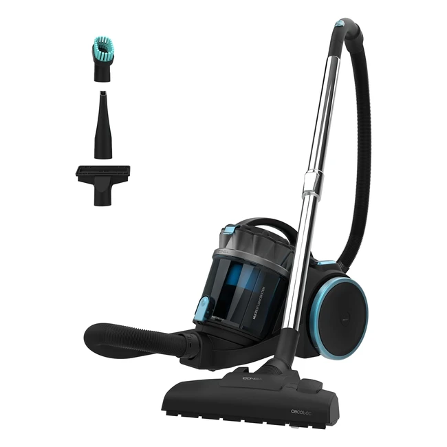 Aspirador de Trineo Conga Rockstar Multicyclonic XXL 800W - Sin Bolsa - 20Kpa - 4L - Filtros Alta Eficiencia