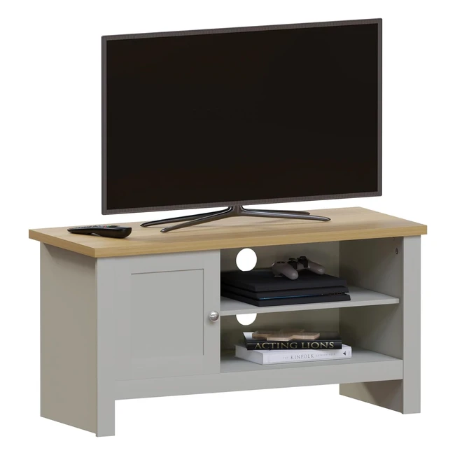 Movian Arlington 1 Door TV Unit - Gray - H 49 x W 95 x D 39 cm - Engineered Wood