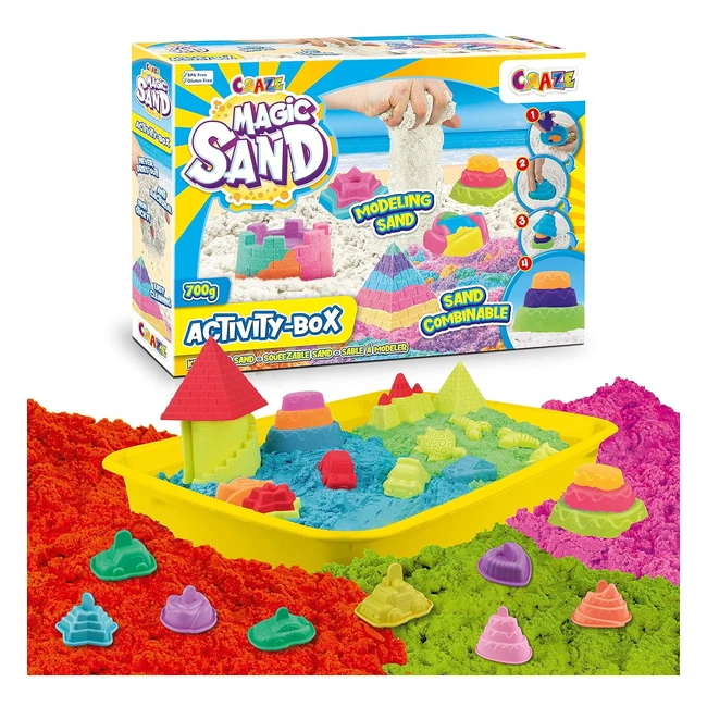 Cofre de Arena Mágica para Niños 700g - Craze Magic Sand 32343