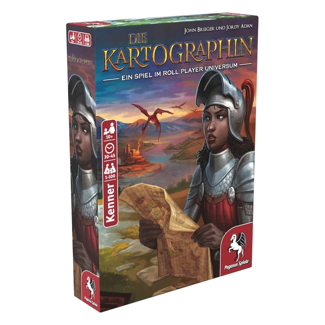Pegasus Spiele 51311G Der Kartograph - Spannendes Spiel für 1-100 Spieler