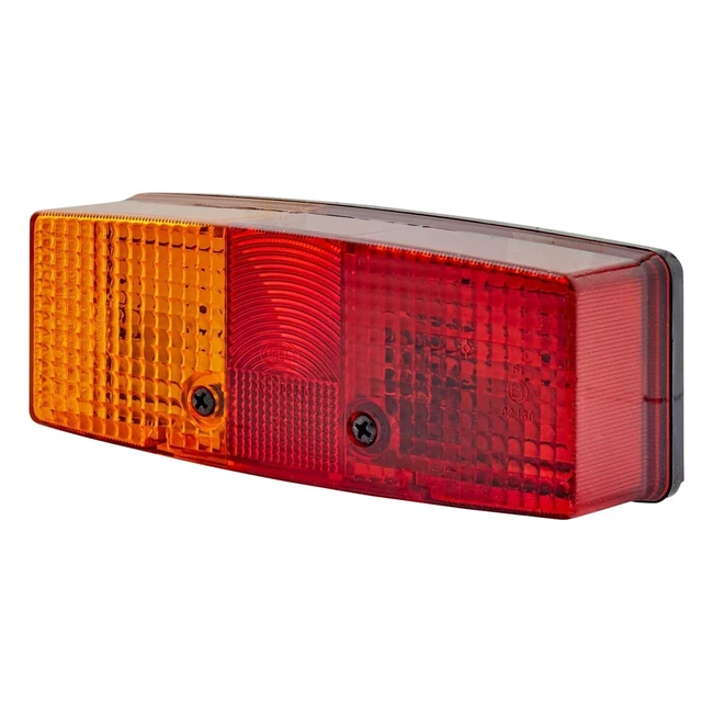 Piloto Posterior Hella 2SD 003 184031 - Luz Freno, Trasera, Indicadora - Rojo/Amarillo - Conector Plano - Izquierda