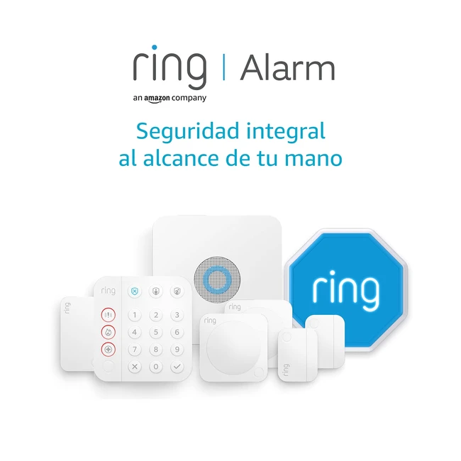 Kit de Ring Alarm M - Sistema de seguridad para el hogar con alarma y vigilancia asistida