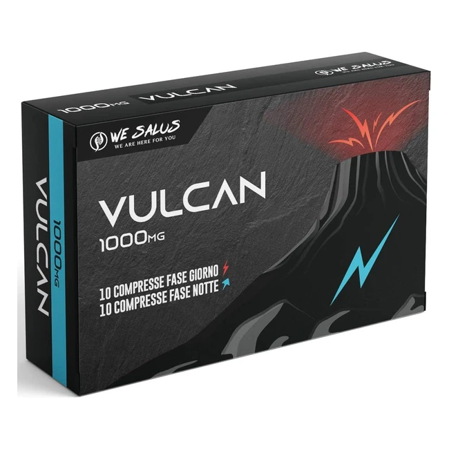 Vulcan Compresse Giorno e Notte 1000 mg - Azione Rapida e Potente - Made in Italy
