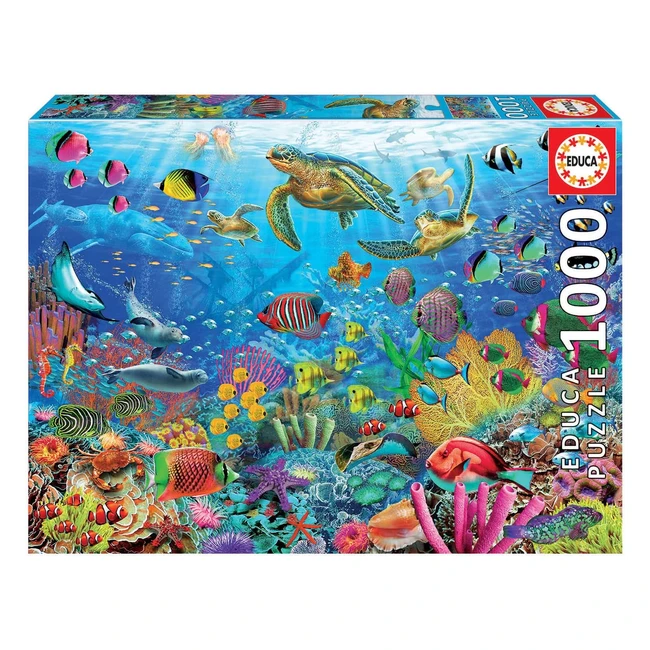 Puzzle Tortues au Paradis 1000 pces Educa 68x48cm 14+ 19266