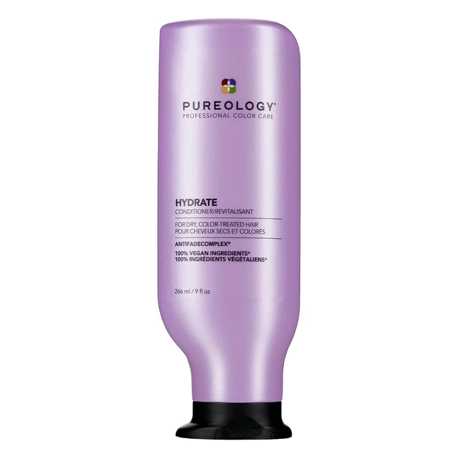 Pureology Hydrate Conditioner - Vegan Formula for Medium to Thick Dry Hair #1234