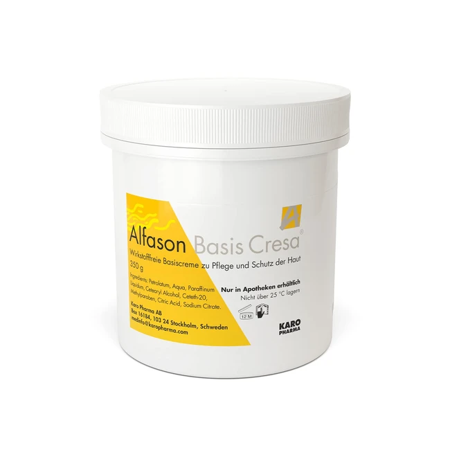 Alfason Basis Cresa - Spezialcreme für trockene und empfindliche Haut 350 g