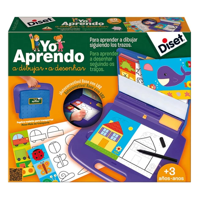 Juego Educativo Dibujar Diset - Aprende a Dibujar Desde 3 Años