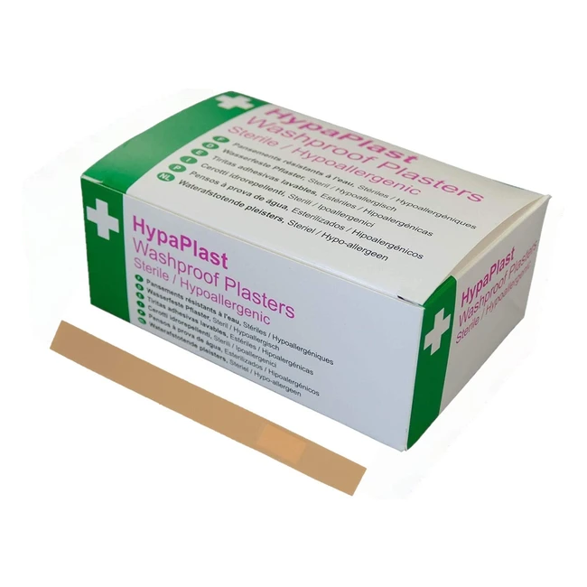 Safety First Aid Group Hypaplast Pink Washproof Plasters - Pack of 40 - Finger Extension