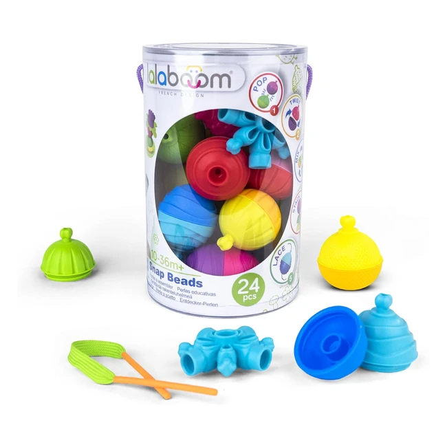 Juguete Educativo Lalaboom Montessori para Bebés y Niños 10m-4a BL200 - 24 Piezas