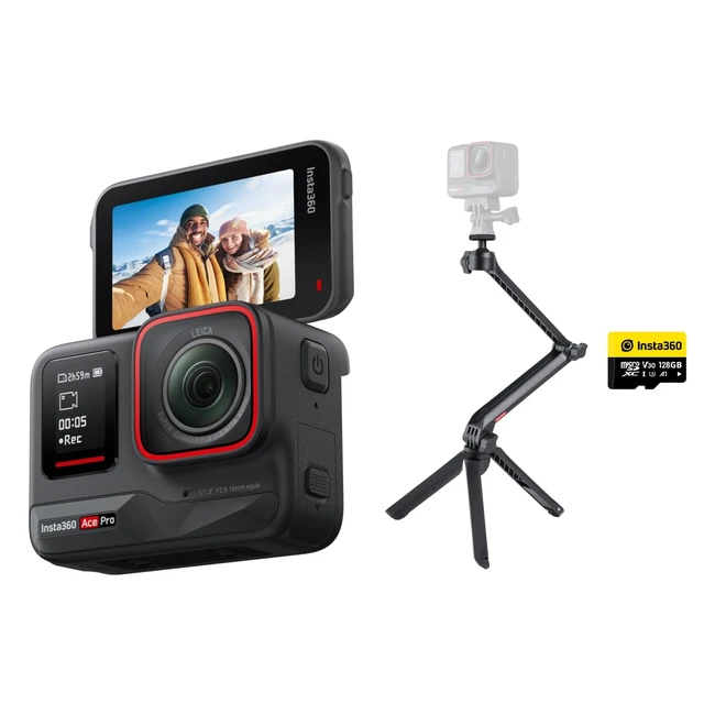 Insta360 Ace Pro Kit Creativo Action Cam Impermeabile Leica 113 4K120fps