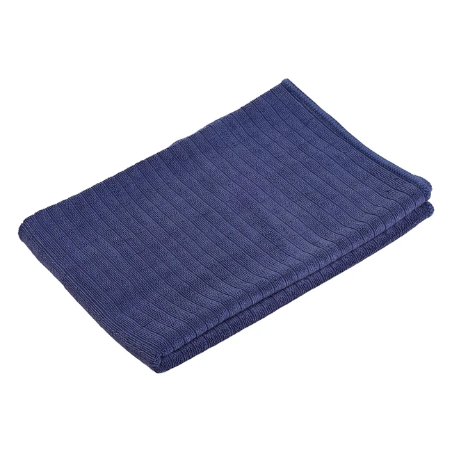 Lot de 3 torchons microfibre 50x70 cm - Gozze - Bleu Royal - Haute Qualité