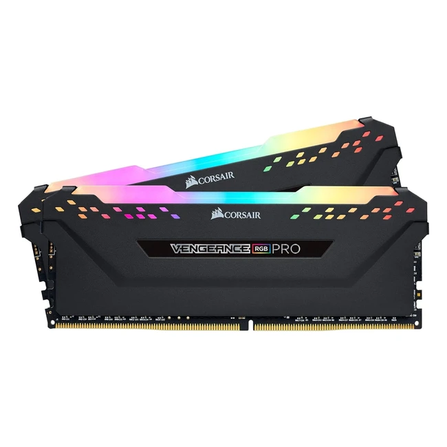 Corsair Vengeance RGB Pro 16GB DDR4 3200MHz C16 XMP 2.0 Enthusiast RGB LED Memory Kit