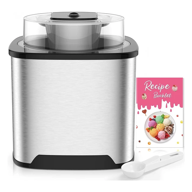 Máquina Hacer Helados 2L Profesional - Congela en 30 Minutos - Sorbete y Yogur - Ref. 1234