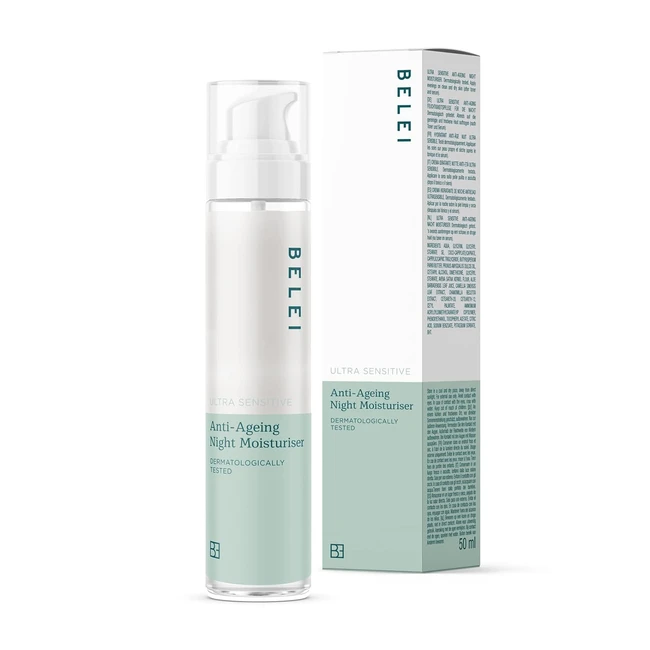 Belei Ultra Sensitive Anti-Aging Nachtcreme 50ml - Vegan & Duftfrei