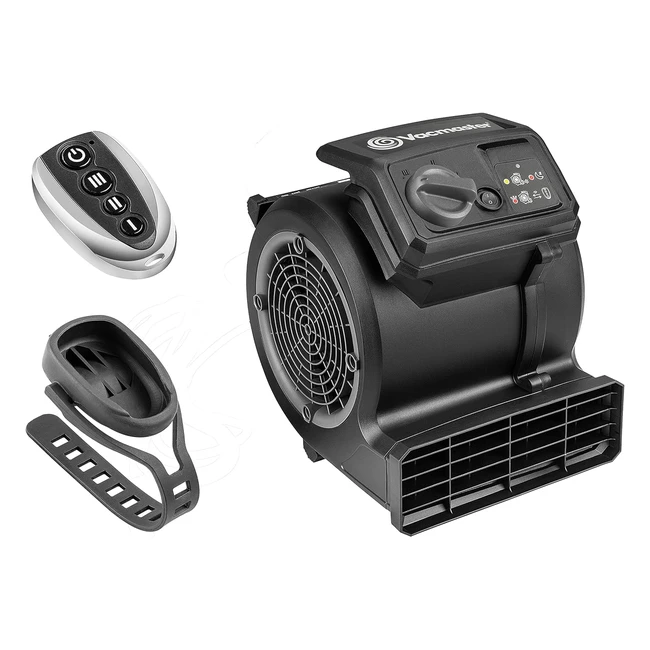 Ventilador de Suelo Vacmaster AM1202R - Potente y Silencioso - Ideal para Fitness y Gimnasio - 3 Velocidades - Control Remoto