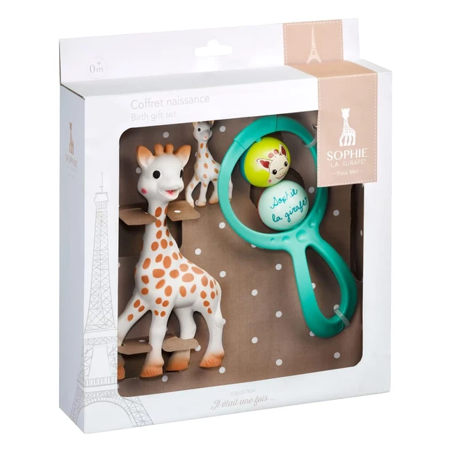 Set Regalo Sophie la Girafe 010324 - Multicolor - Material Resistente - Fácil de Limpiar