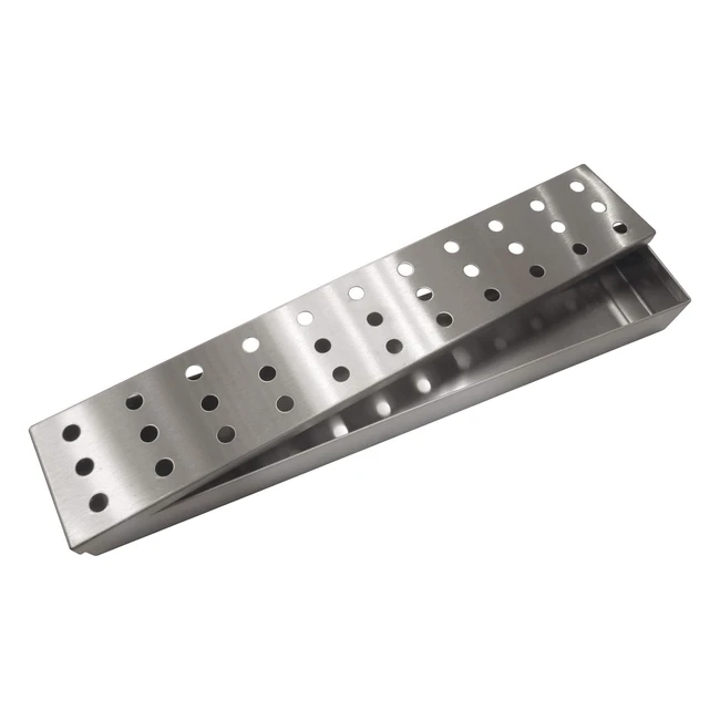 Tepro BBQ Zubehör Edelstahl Aroma Box für Holzkohle- und Gasgrills Silber
