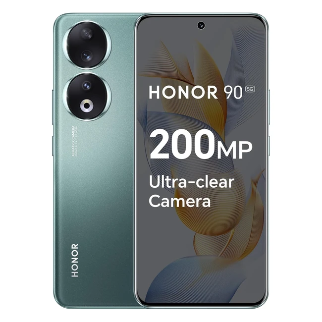 Honor 90 5G Smartphone 200MP Triple Camera 67 Curved AMOLED 120Hz Display 8GB256GB