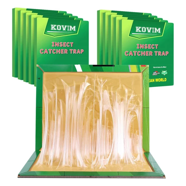 10 Pack Pest Trap Boards - Indoor Outdoor Glue Trap Pads - Home Kitchen Garden - #PestControl #IndoorOutdoor #HomeGarden