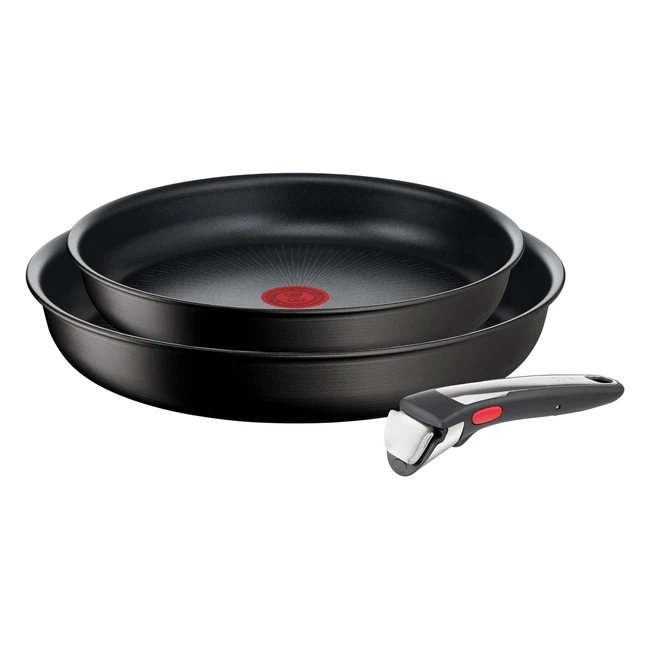 Set Sartenes Tefal Ingenio Eco Resist On 3 Piezas 24-28 cm Antiadherentes