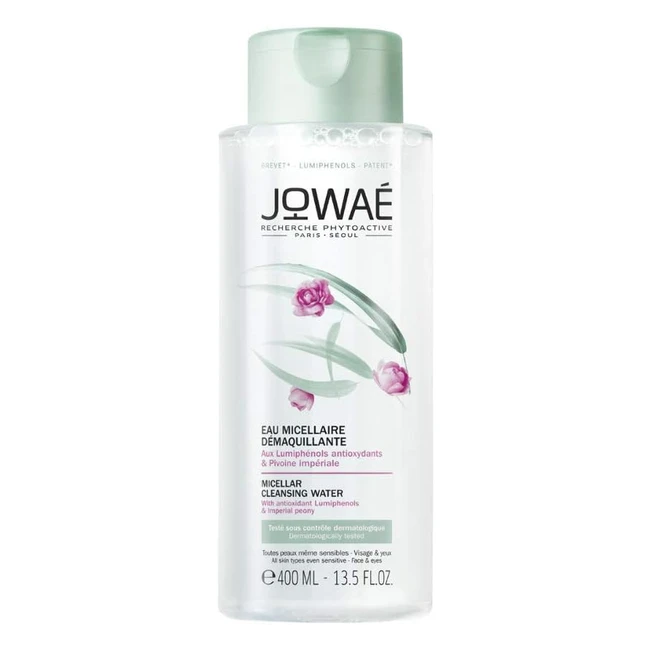 JOWA Acqua Micellare Struccante Viso e Occhi 400ml - Peonia Imperiale - Naturale