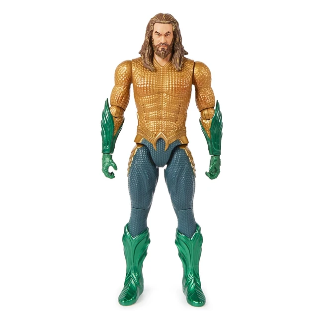 DC Comics Aquaman Action Figure 30cm | Detailed Sculpt | Film Styling | Easy to Pose | Collectible Superhero