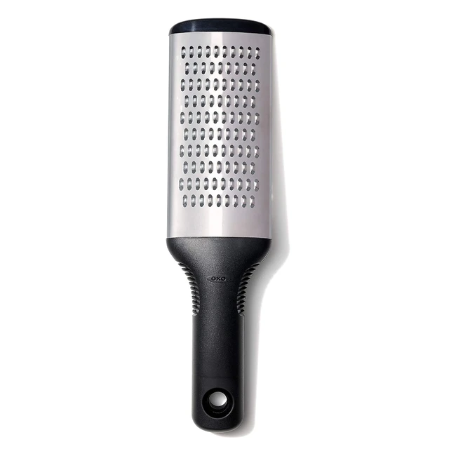 Oxo Good Grips Grater Black - Stainless Steel Bidirectional Grating - Non-Slip Handle - Dishwasher Safe