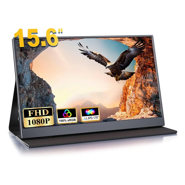Monitor Portatil 15.6" FHD IPS USB-C/HDMI 100% sRGB - CoolHood