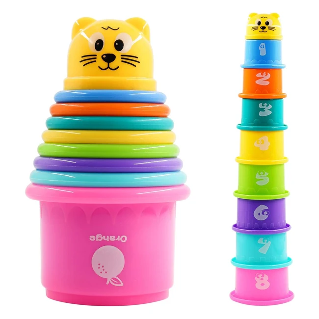 Phyles Jouet Cubes Empilables Bbs Tasses - Jeux Educatif Enfant Premier Age