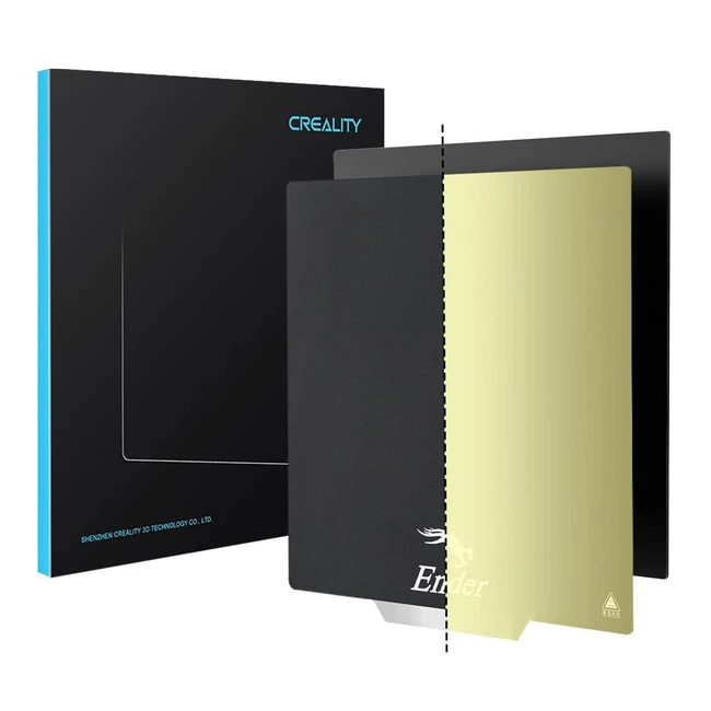 Creality Oficial Ender 3 Hoja PEI Doble Cara 235x235 mm - Cama Calefactada Flexible