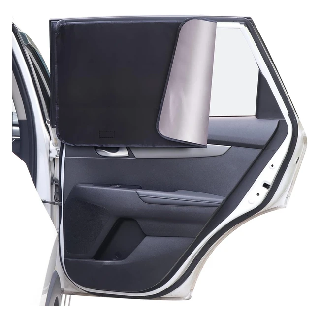 Tevlaphee Voiture Protection Solaire Magnétique UV - Rideaux Fenêtres Enfants Adultes Animaux